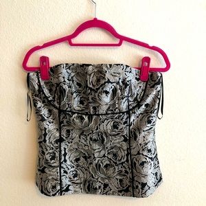 White House Black Market Bustier Tube Top
